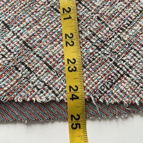 Zara Trafaluc long sleeved multicolored tweed top. Women’s size S - Picture 7 of 9
